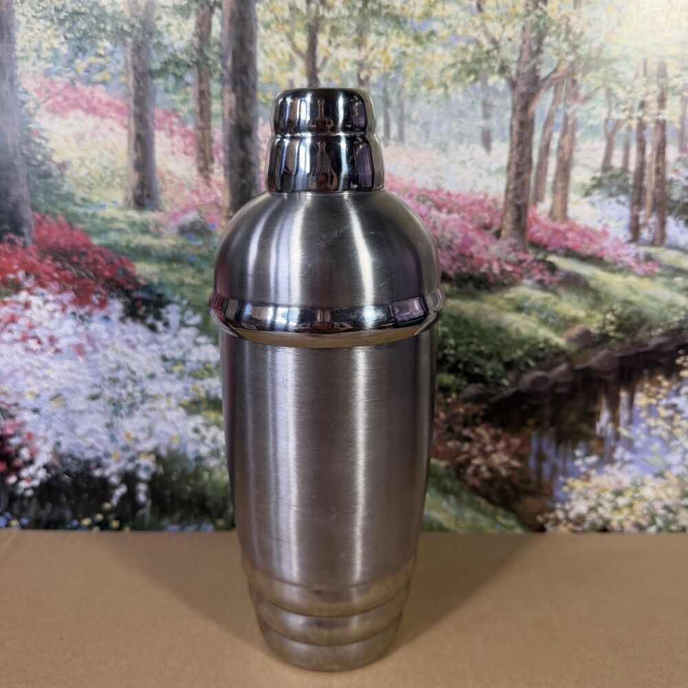 Lenox Brushed Stainless Steel 3 Piece Cocktail Shaker